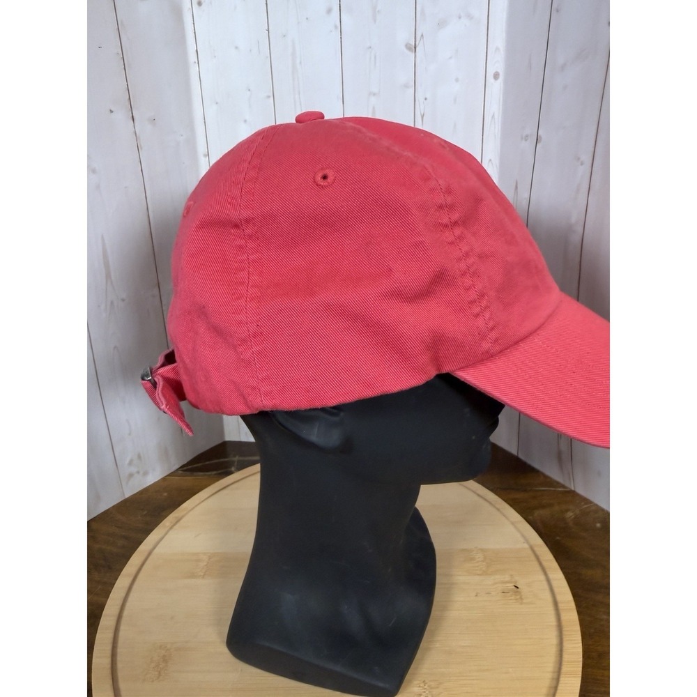New Polo Ralph Lauren Tropical Pink Adjustable Baseball Cap Unisex Casual Solid - Picture 6 of 9
